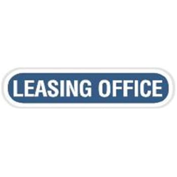 Image for Leasing Office Sign, Non-Reflective, 24 x 6-1/2 from HD Supply