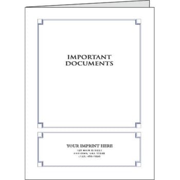 Image for Glossy Pocket Folder, Blue Package Of 100 from HD Supply