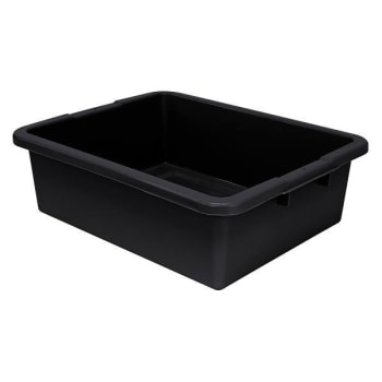 Image for Quantum Storage Systems Bussing Tub, 21-1/2" X 17" X 7", Black, Case Of 12 from HD Supply