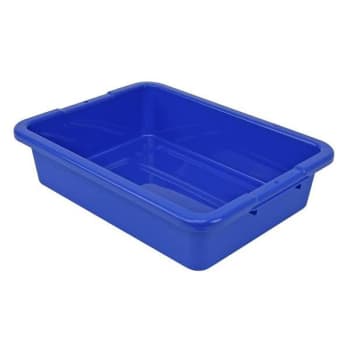 Quantum Storage Systems Bussing Tub, 20" X 15" X 5", Blue, Case Of 12