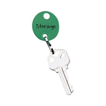 Image for Lucky Line Green Oval Key Tags, Package Of 20 from HD Supply