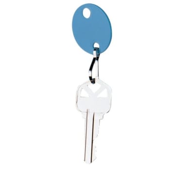 Lucky Line Blue Oval Key Tags, Package Of 20