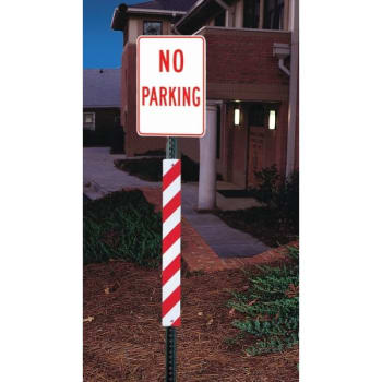 Image for Sign Post Panel, Red/White, 3 x 30" from HD Supply