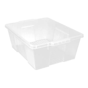 Image for Quantum Storage Systems Latch Container, 7 Gallon, Clear, Case Of 6 from HD Supply