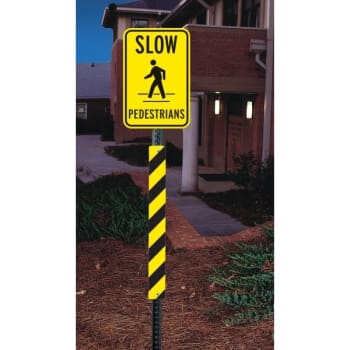 Image for Sign Post Panel, Black/yellow, 3 X 30" from HD Supply