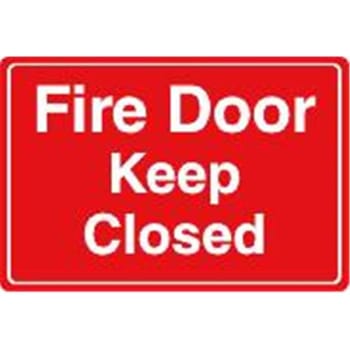 Image for Fire Door Keep Closed Acrylic Architectural Sign, Interior, 9 X 6 from HD Supply