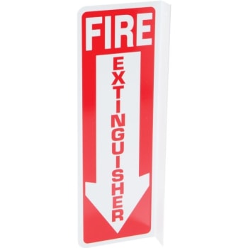 "fire Extinguisher" Interior Dimensional Sign, 4 X 12"