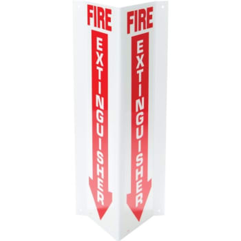 Image for "fire Extinguisher" Interior Dimensional Sign, Glow In The Dark, 7-1/2 X 18" from HD Supply