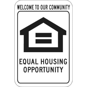 Image for Welcome To Our Community Sign, Non-Reflective, 12 X 18" from HD Supply
