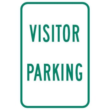 Image for "visitor Parking" Sign, Reflective, 12 X 18" from HD Supply