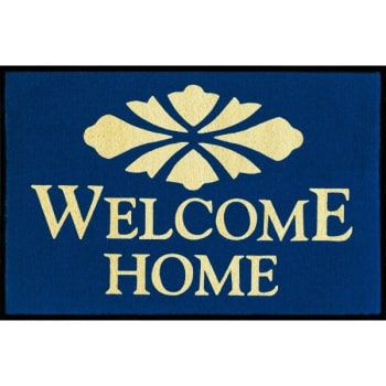Image for Welcome Home Floor Mat, Navy Blue, 3' x 2' from HD Supply