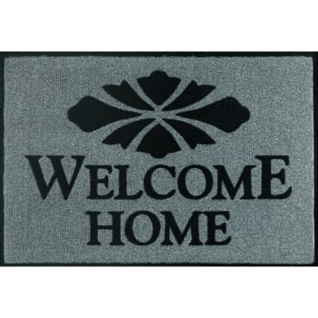 Image for Welcome Home Floor Mat, Charcoal, 6' x 4' from HD Supply