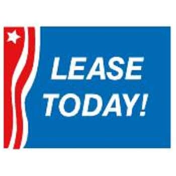 Image for Coroplast Lease Today Amenity Sign, Patriotic, 24 x 18 from HD Supply
