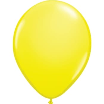Stock Standard Color 16" Balloon - Yellow, Package Of 50