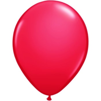 Standard Color Balloons, Red, 11, Package Of 100