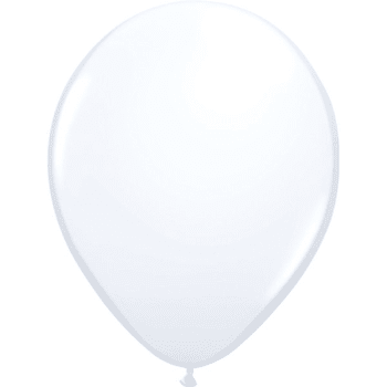 Stock Standard Color 16 Balloon - White Package Of 50