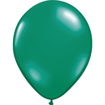 Image for Jewel Color Balloons, Emerald Green, 11, Package Of 100 from HD Supply