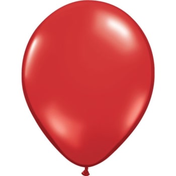 Image for Jewel Color Balloons, Ruby Red, 11, Package Of 100 from HD Supply