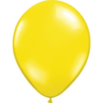 Image for Jewel Color Balloons, Citrine Yellow, 11, Package Of 100 from HD Supply