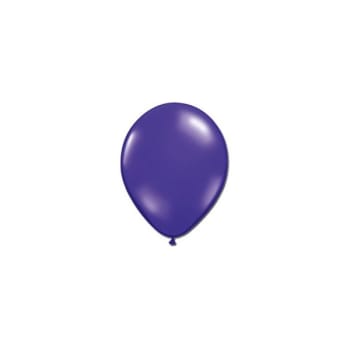 Jewel Color Balloons, Quartz Purple, 11, Package Of 100