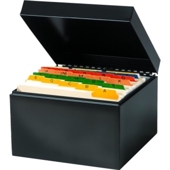 Image for Card File Box with Monthly Tabs from HD Supply