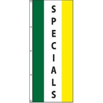 Image for Vertical Specials Flag, Green/White/Yellow from HD Supply