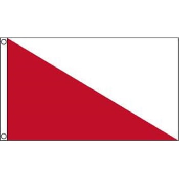 diagonal flag