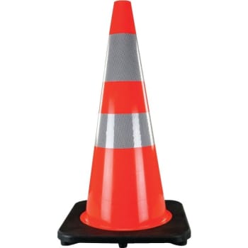 Image for Reflective Safety Cone, 28, Fluorescent Orange from HD Supply