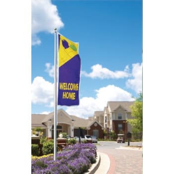 Image for Vertical Welcome Home Flag, Festive, 3' x 8' from HD Supply