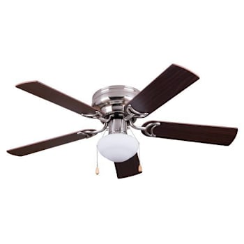 Seasons® 42 In. 5-Blade LED Ceiling Fan W/ Light (Brushed Nickel))