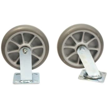 Hospitality 1 Source 8" Semi-Pneumatic Bellman'S Cart Wheels, Set Of 4