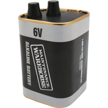 Maintenance Warehouse® 6 Volt Alkaline Battery, Package Of 2
