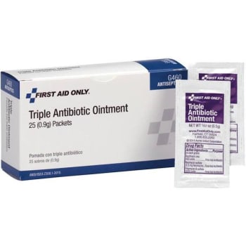 Image for First Aid Only 0.5 G. Triple Antibiotic Ointment Packets (25-Pack) from HD Supply
