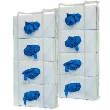 Bowman Dispensers Glove Box Dispenser - Quad White Coated-Wire