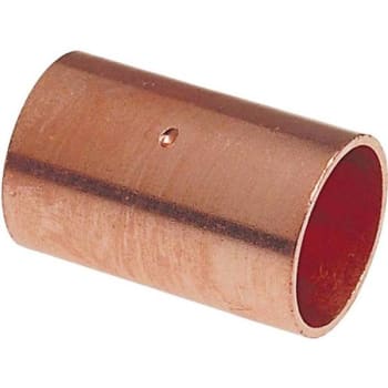 Nibco 1 In. Copper Pressure Cup X Cup Coupling Fitting W/ Dimple Stop