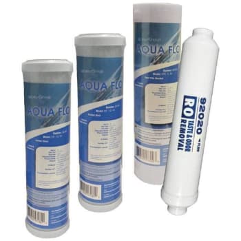Aqua-Flo 5-Stage Water Filter Cartridges Kit W/ 3 Cartridges, 1 Sediment, And 2 Carbon