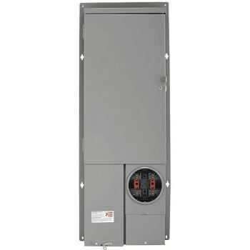 Image for Leviton 200a 40-Space All-In-One Ug/Oh Semi-Flush Panel W/ Main Breaker from HD Supply
