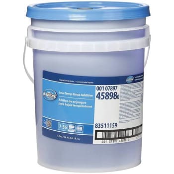 Image for Luster Professional Low-Temp Rinse Additive Liquid Concentrate, Closed Loop, 5 Gal from HD Supply