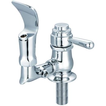 Image for Central Brass Bubbler Head Self-Closing Drinking Faucet (Pvd Polished Chrome) from HD Supply