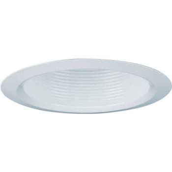 Image for Lithonia Lighting 4 In. Matte Recessed In-Can Baffle Shallow Full Reflctor Trim (White) from HD Supply