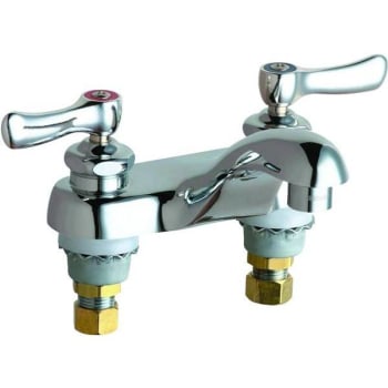 Image for Chicago Faucets Two-Handle Kitchen Faucet With Lever Handles (Chrome) from HD Supply