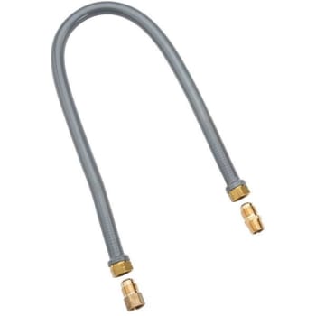 Image for Watts 5/8 In. OD 1/2 In. ID 24 In. Mnpt X FNPT PVC Coated Stainless Steel Gas Connector from HD Supply