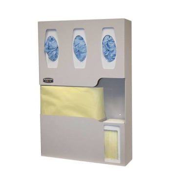 Bowman Dispensers Protective Wear Organizer Quartz Beige Abs Plastic