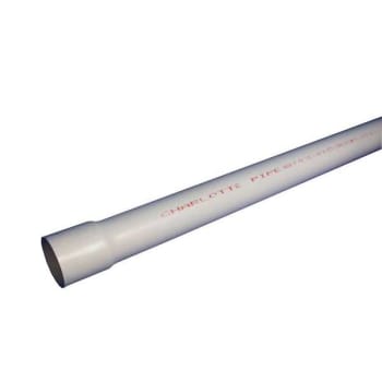 Image for Charlotte Pipe 1/2 In. X 20 Ft. PVC Schedule-40 Belled End Pressure Pipe from HD Supply