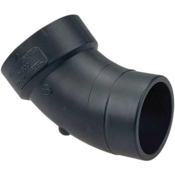 Image for Nibco 4 In. ABS DWV 45-Degree Spigot X Hub Street Elbow from HD Supply