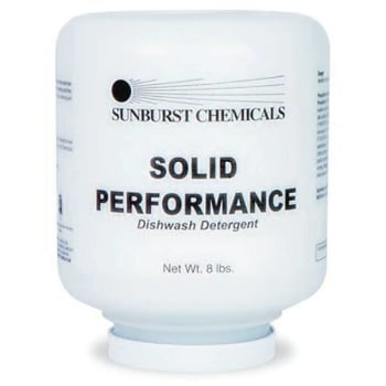 Image for Sunburst Chemicals 8 Lb. Solid Performance Dishwashing Detergent (4-Case) from HD Supply