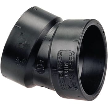 Image for Nibco 4 In. ABS DWV 22-1/2-Degree Hub X Hub Elbow from HD Supply