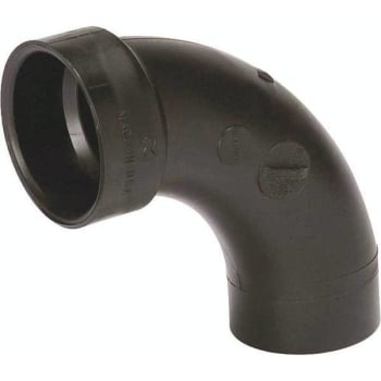 Image for Nibco 3 In. ABS DWV 90-Degree Spigot X Hub Long Turn Elbow from HD Supply