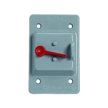 Image for Carlon 1-Gang Weatherproof Toggle Switch Cover from HD Supply