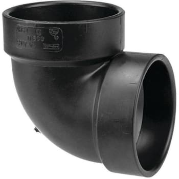 Image for Nibco 1-1/2 In. ABS DWV 90 Deg. Hub X Hub Vent Elbow from HD Supply